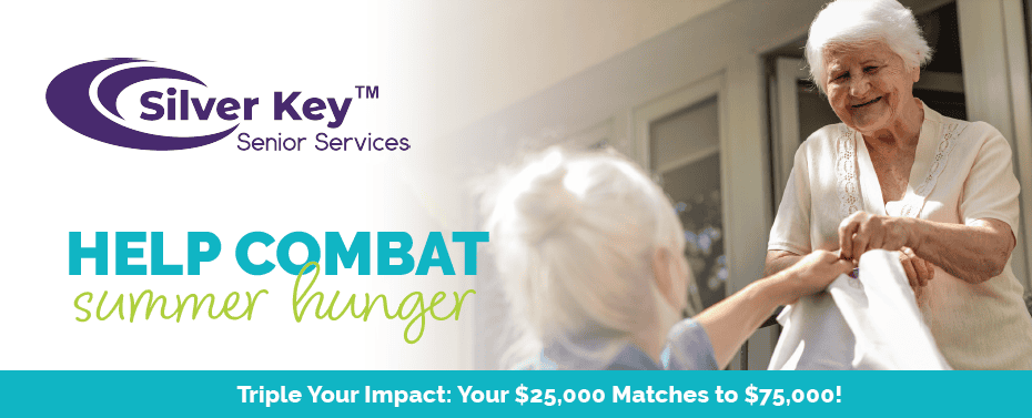 silver key senior services, summer hunger, senior summer hunger, triple your impact, donate, colorado springs, colorado,